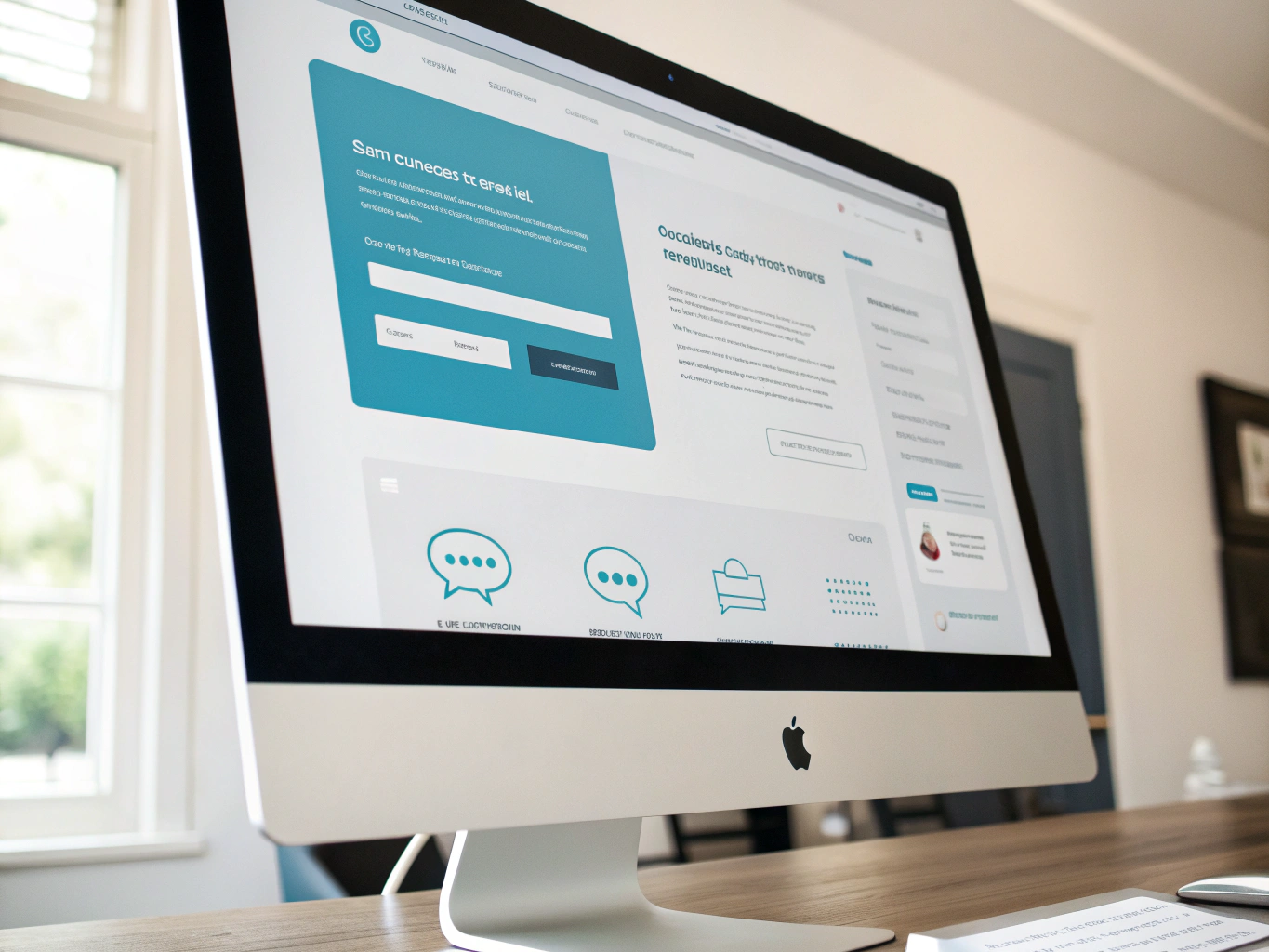 Corporate Website mit Chatbot