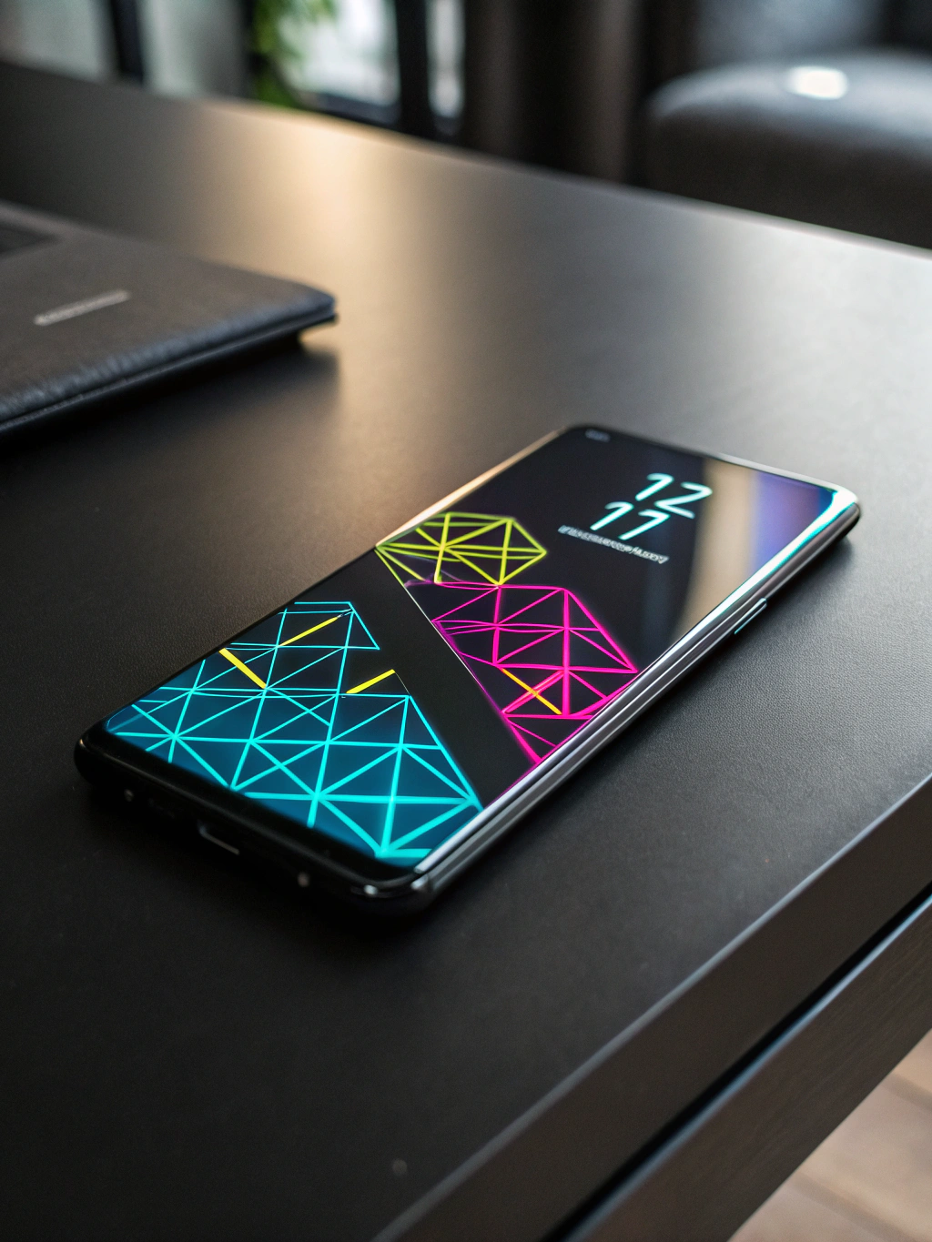 Smartphone mit optimierter Website
