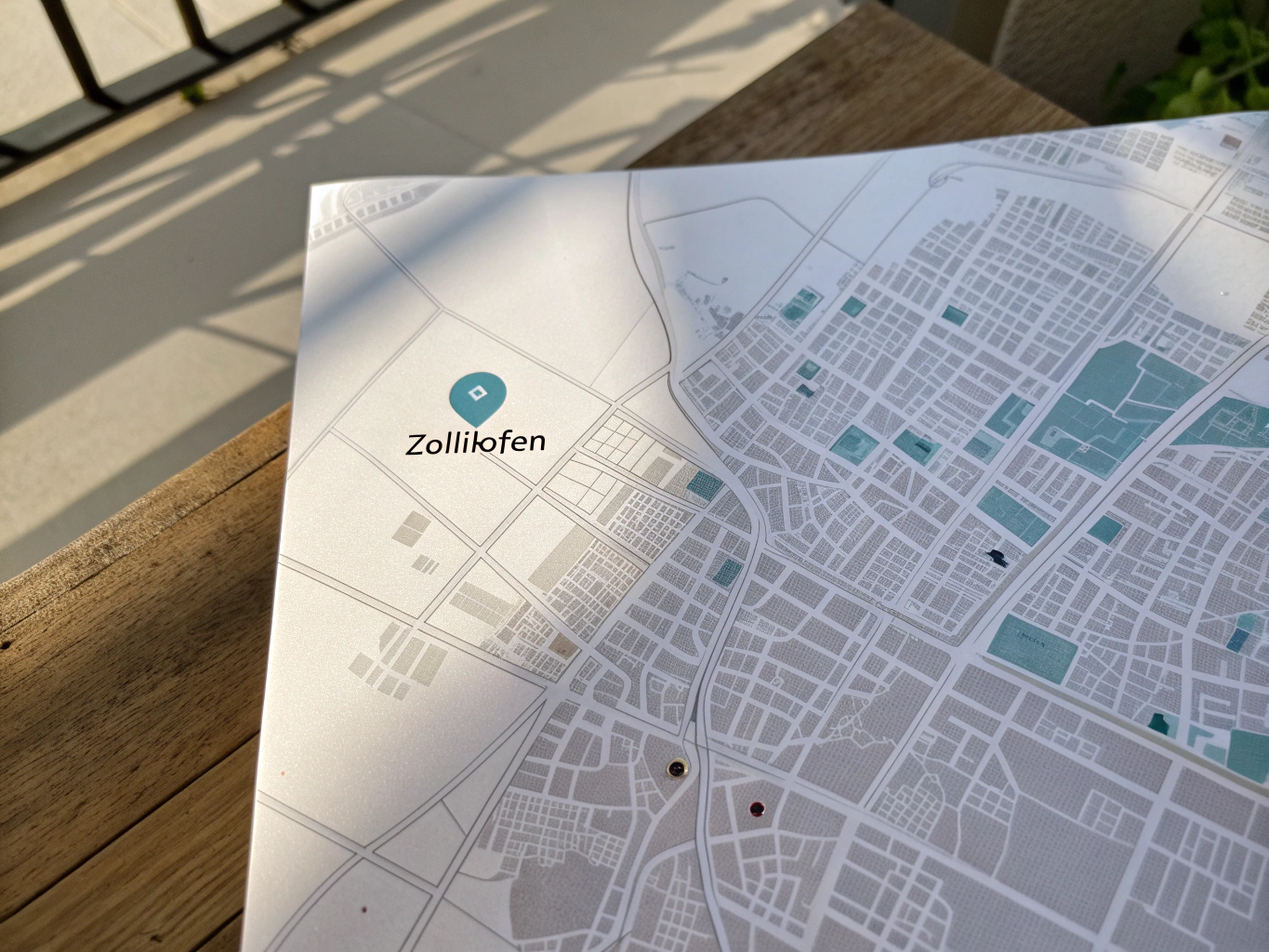 Karte von Zürich